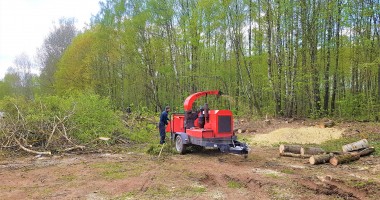 Расчистка участка под строительство д. Богородицкое